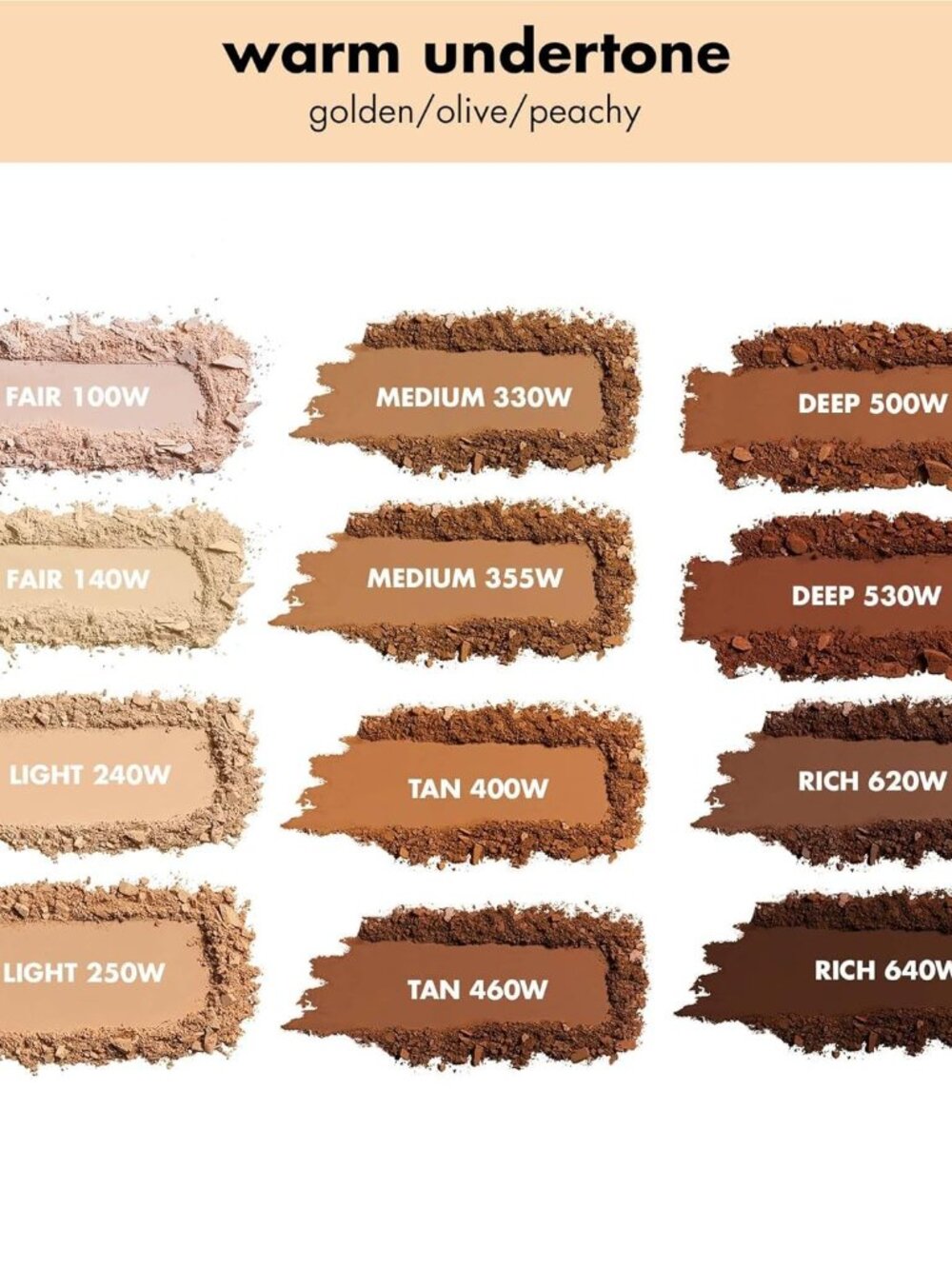 ELF Camo Powder Foundation Tan 460 W Matte Primer Infused Makeup Lightweight New - Picture 7 of 9